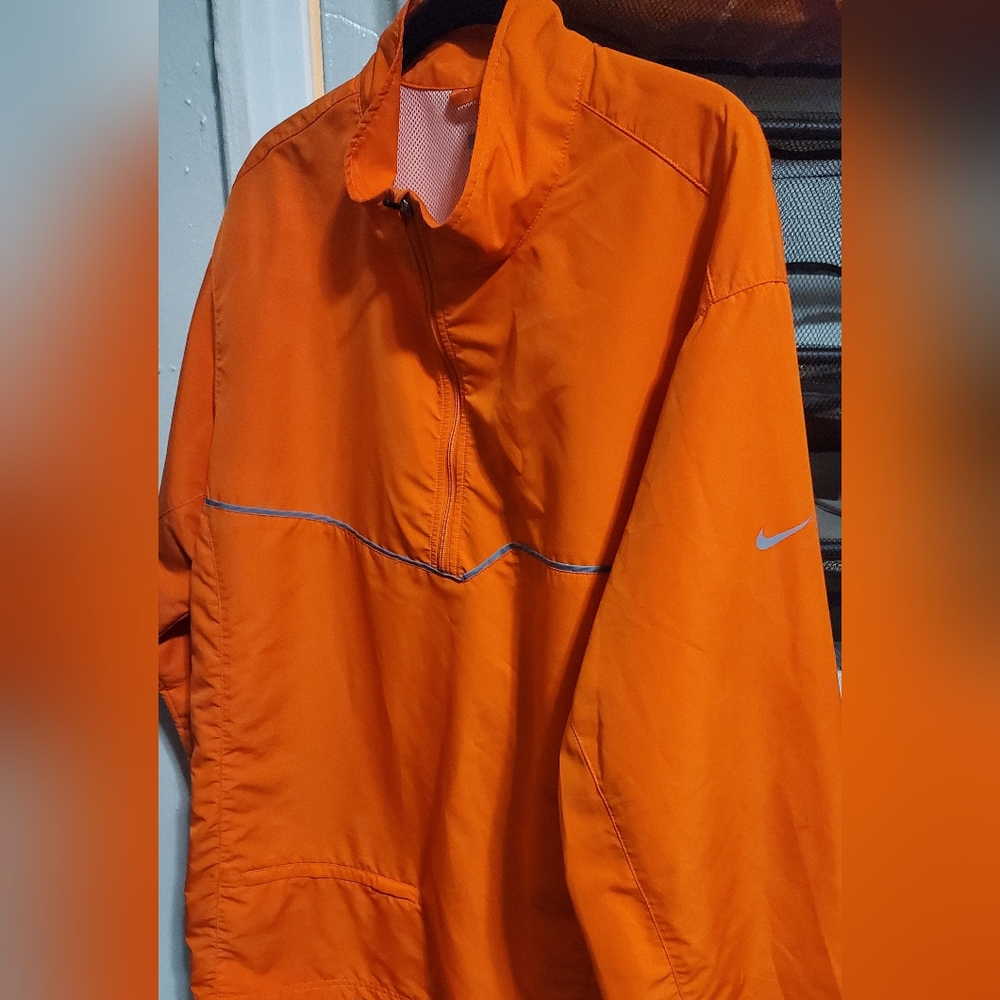 Nike, xl, orange, windbreaker jacket